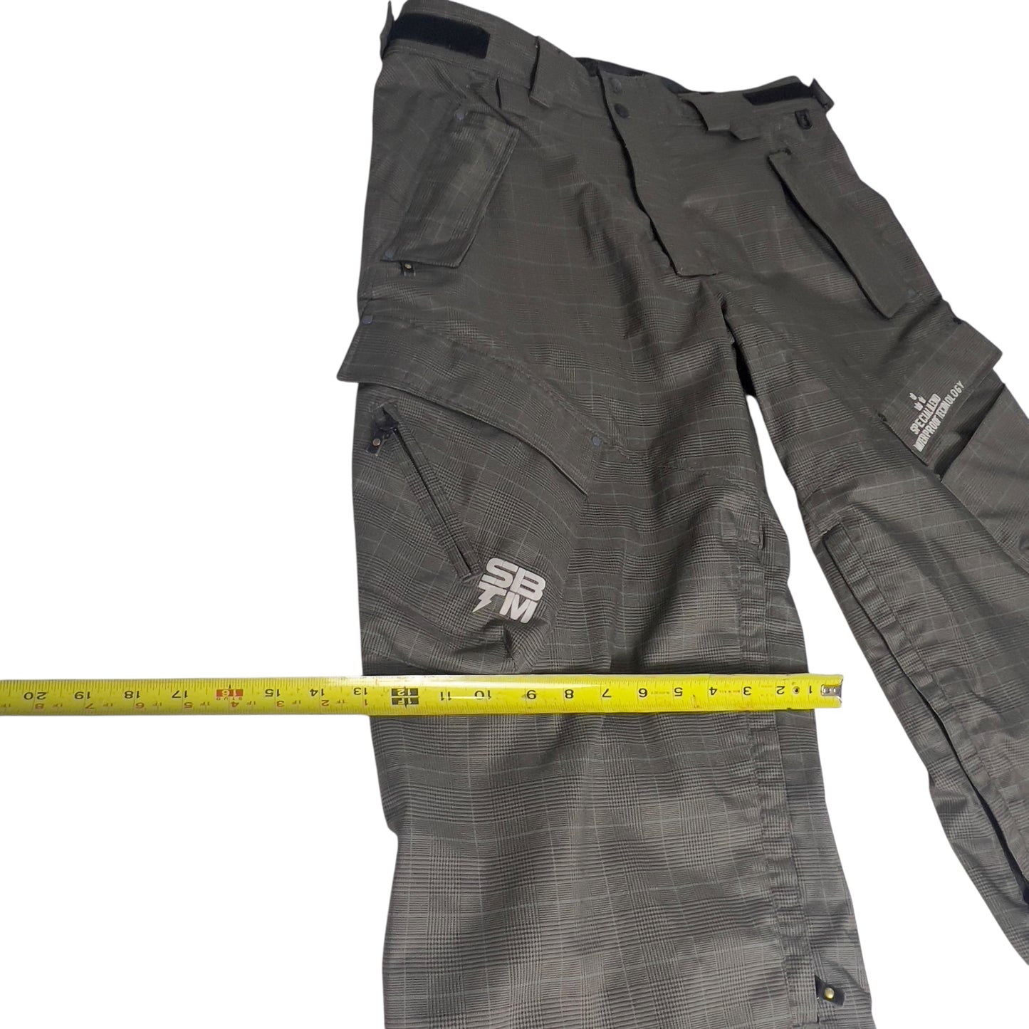 Special Blend snowboard pants heavy weight plaid herringbone Men’s Large
