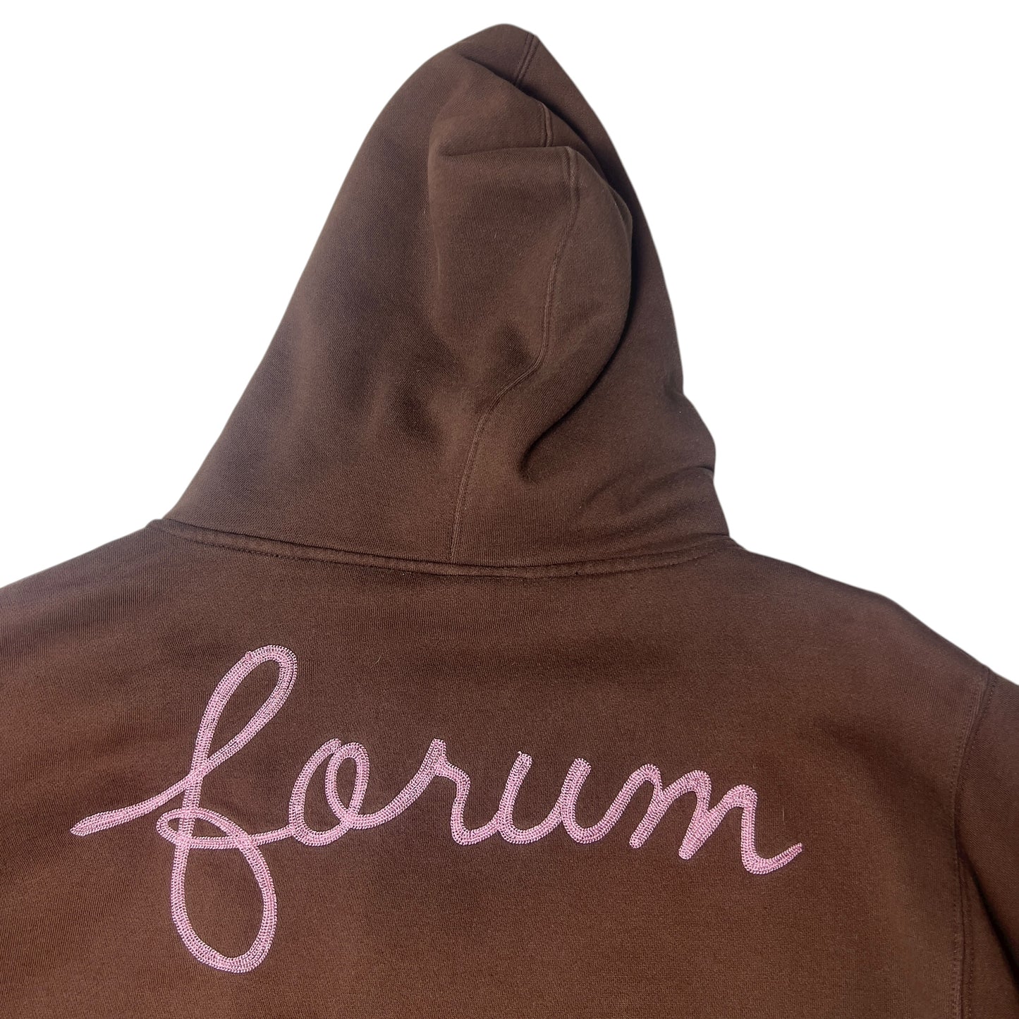 Forum Snowboards Embroidered Zip Up Hoodie Men’s Large VTG
