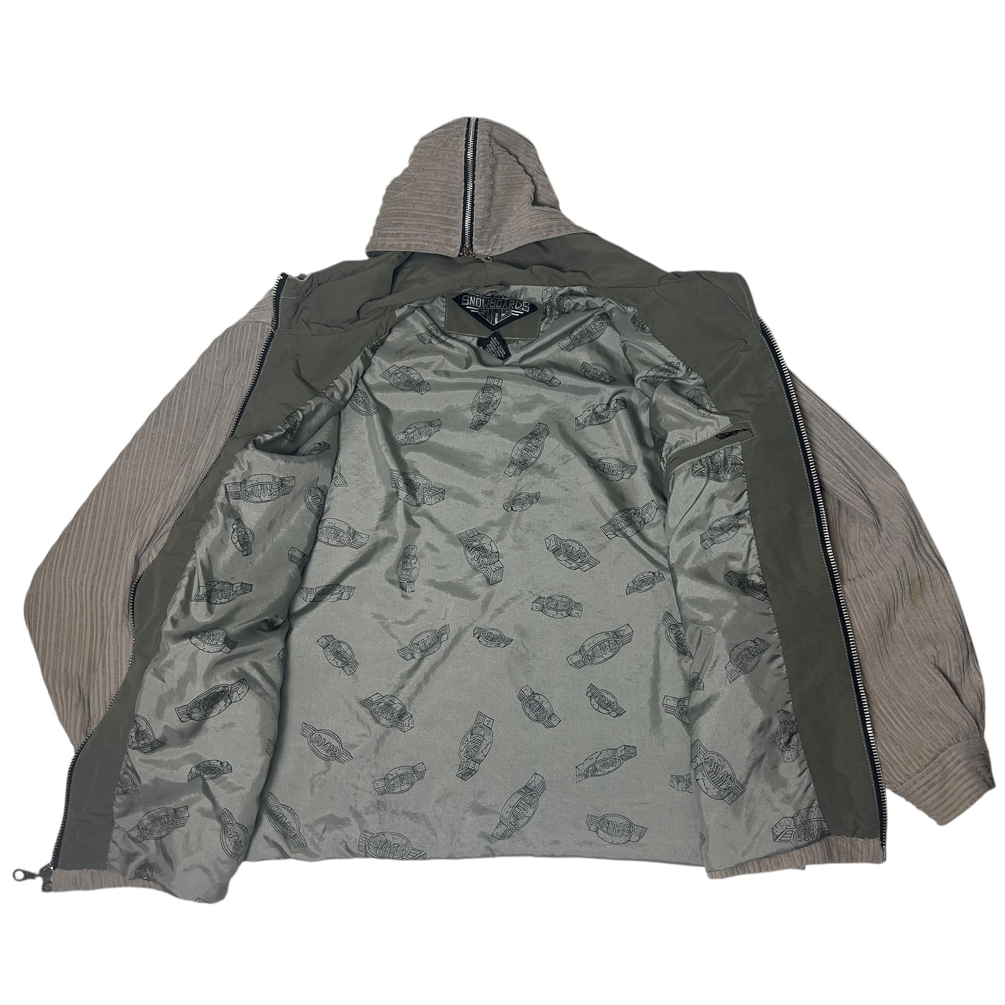 SIMS 90s Corduroy baggy hooded jacket Men’s Medium (Large fit)