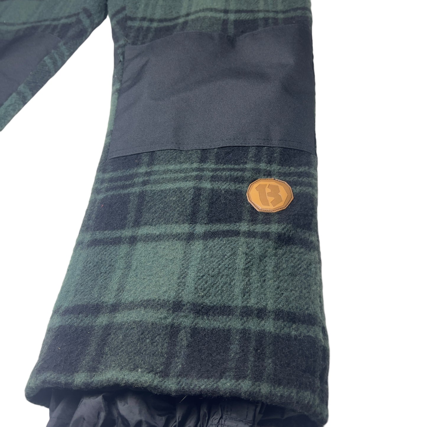 1994 Burton Wool Sap Snowboard Pants Green Plaid Men’s XL Vintage