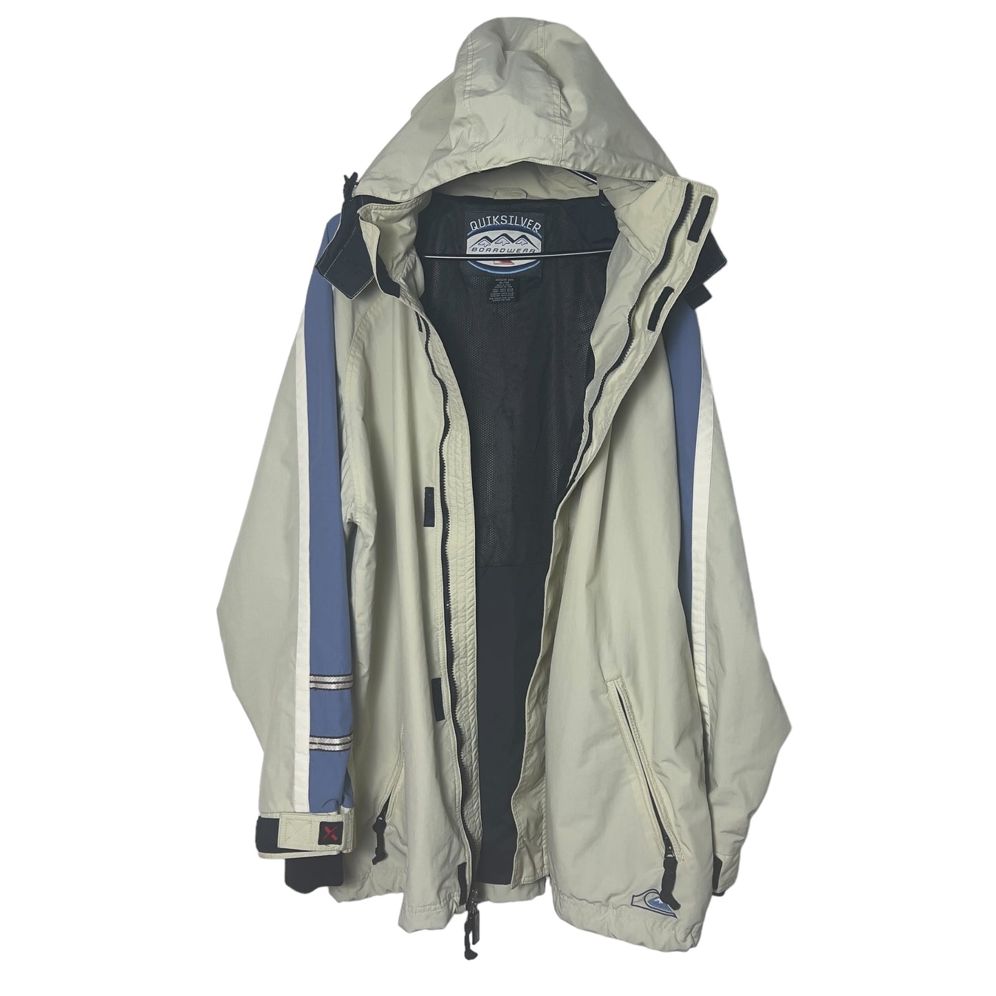 Quiksilver 90s long shell jacket men’s XL
