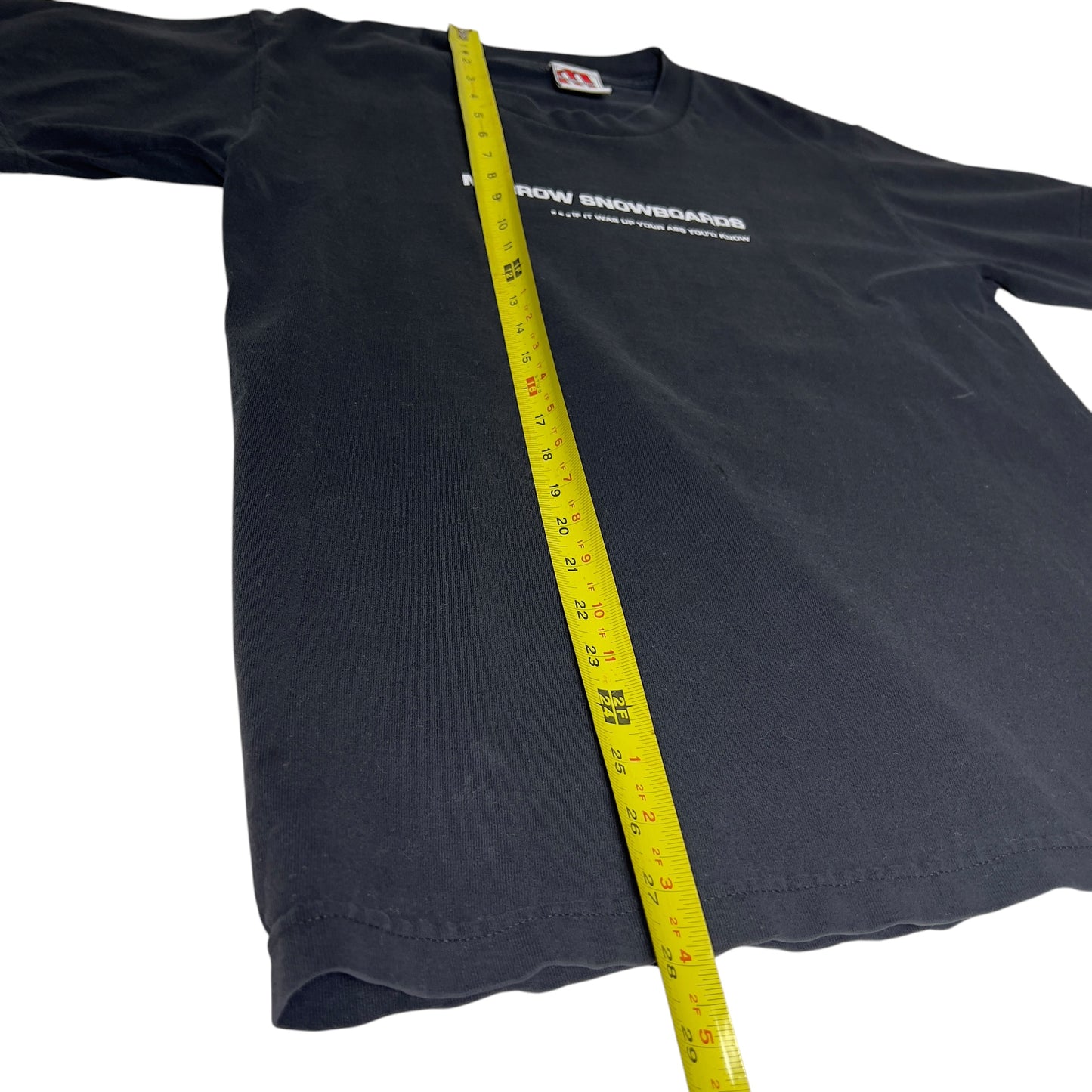 Morrow Snowboards vtg “up your ass” shirt Men’s Large