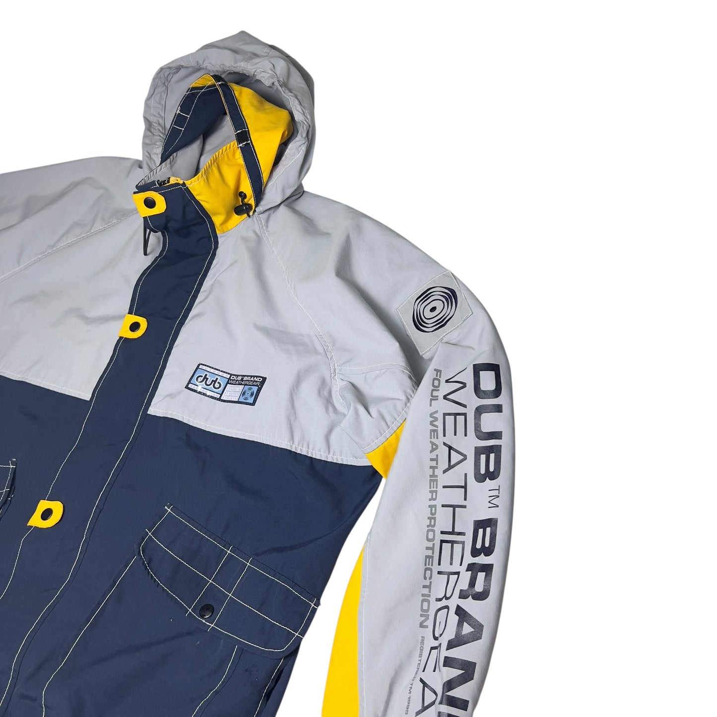 Dub Brand Weathergear light zip plus button jacket Men’s XL