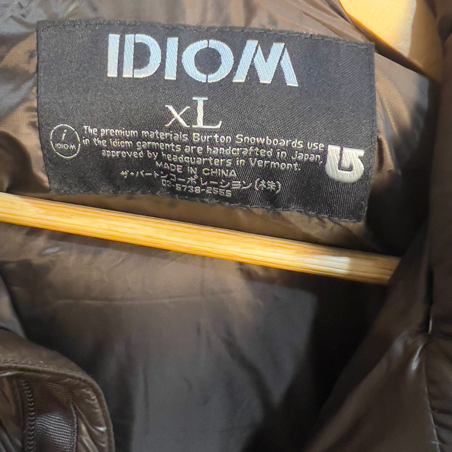 Burton Idiom Puffer Men’s XL