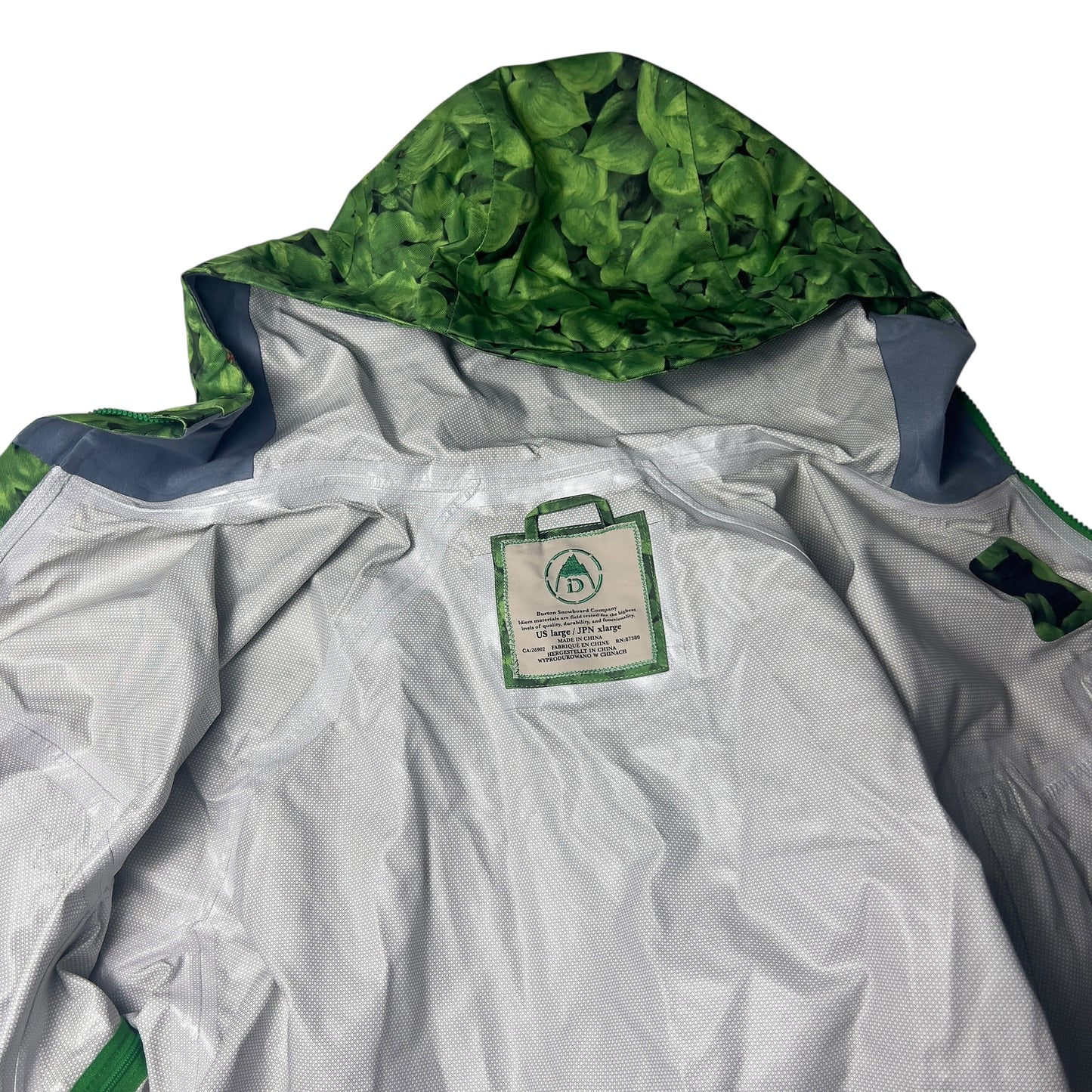 2009 Burton iDiom Fujiwara 2.5L “Lily Print” Jacket NWT w/ Carry Case – Size Large – Rare Japan Collab