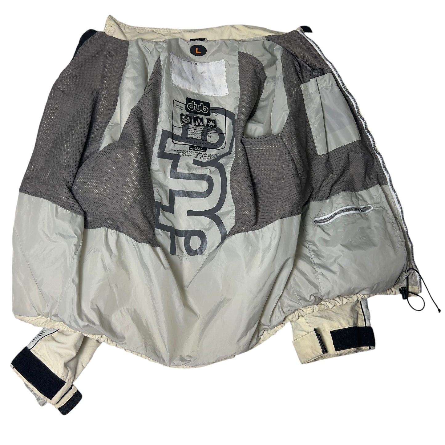 DUB Brand Weathergear snowboard track jacket men’s Large