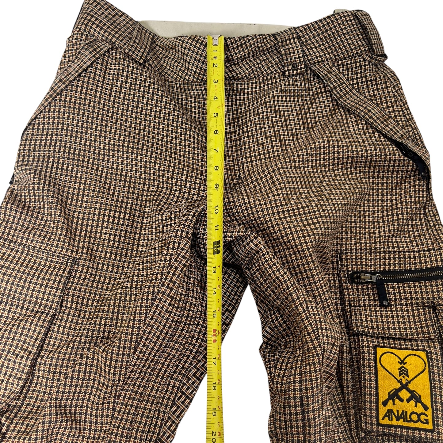 Analog 2007 “Rally Yarn Dye Check” Snowboard pants Men’s M (Large fit)