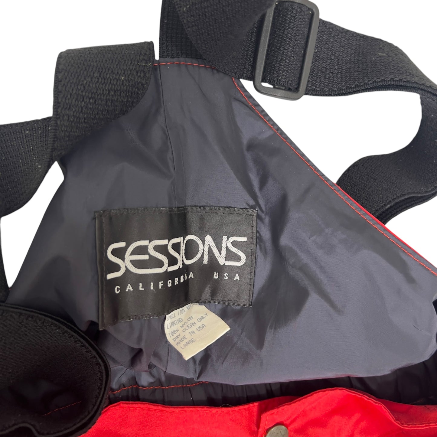 Sessions snowboard bib shell pants men’s small