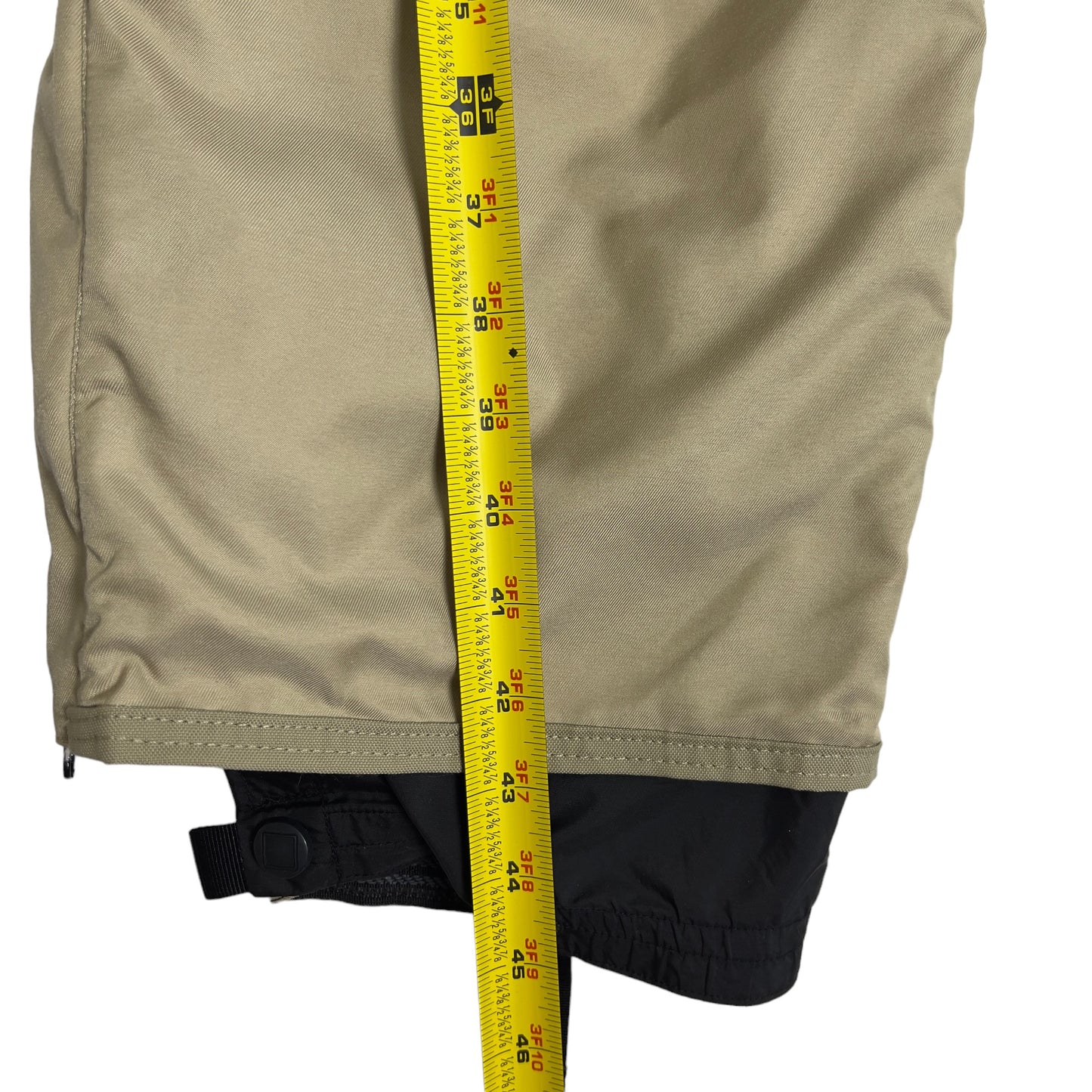 Foursquare Full Zip Khaki Snowboard Pants Men's Large