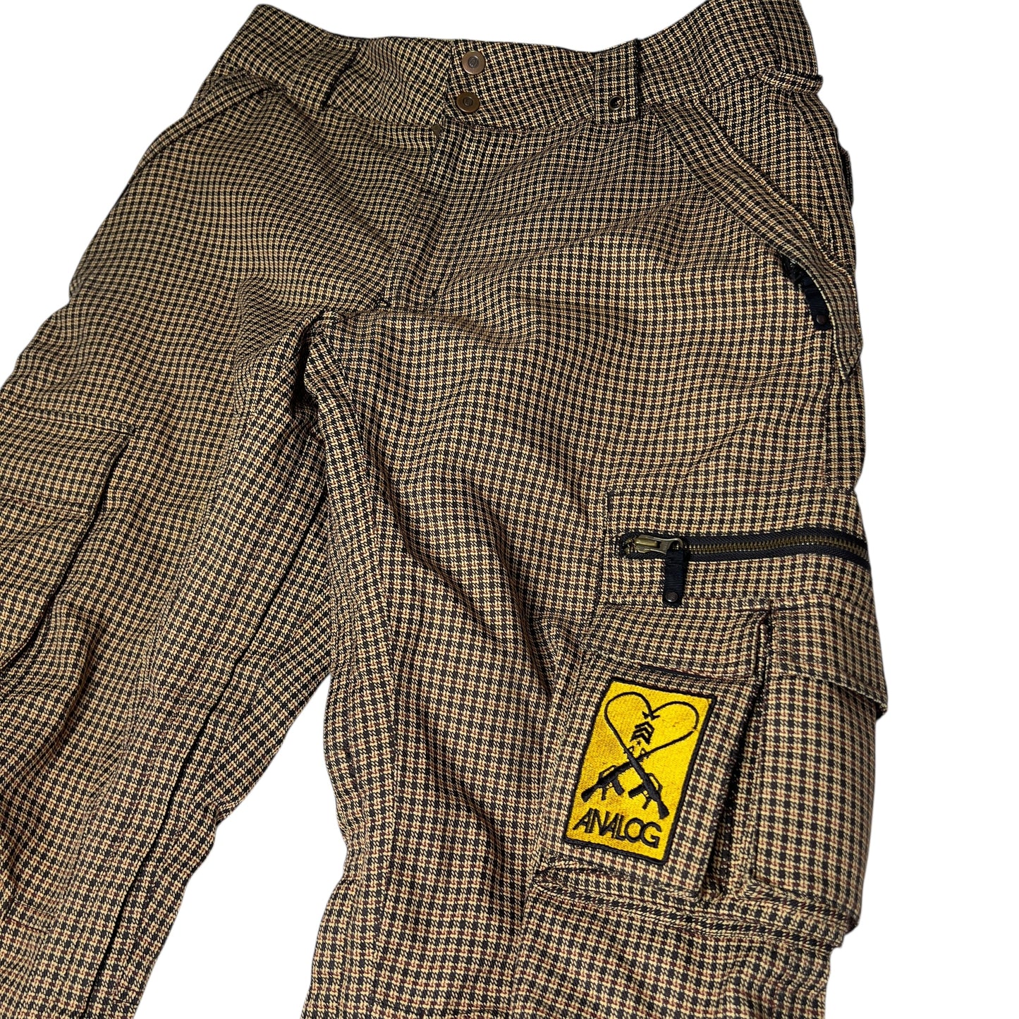 Analog 2007 “Rally Yarn Dye Check” Snowboard pants Men’s M (Large fit)