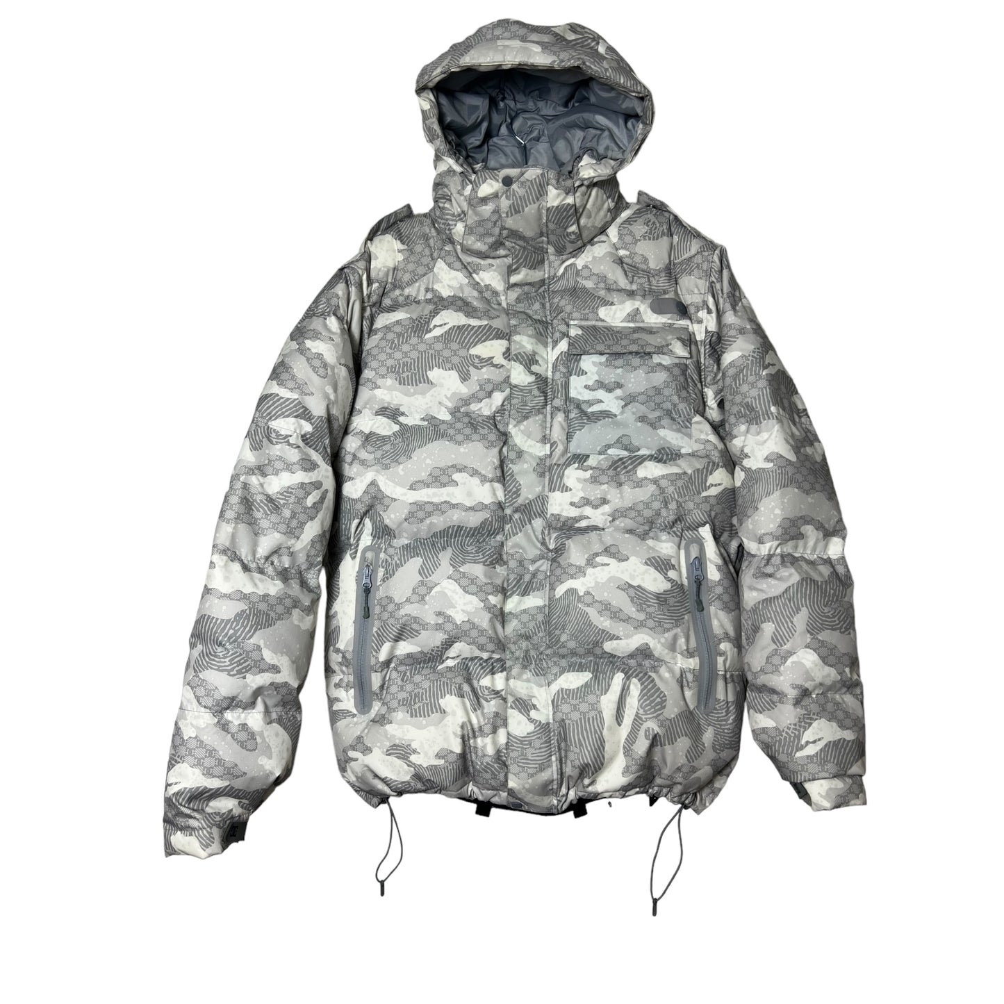 DC Snowboards Monogrammed Camo Down Puffer Men’s Large (L/XL fit)