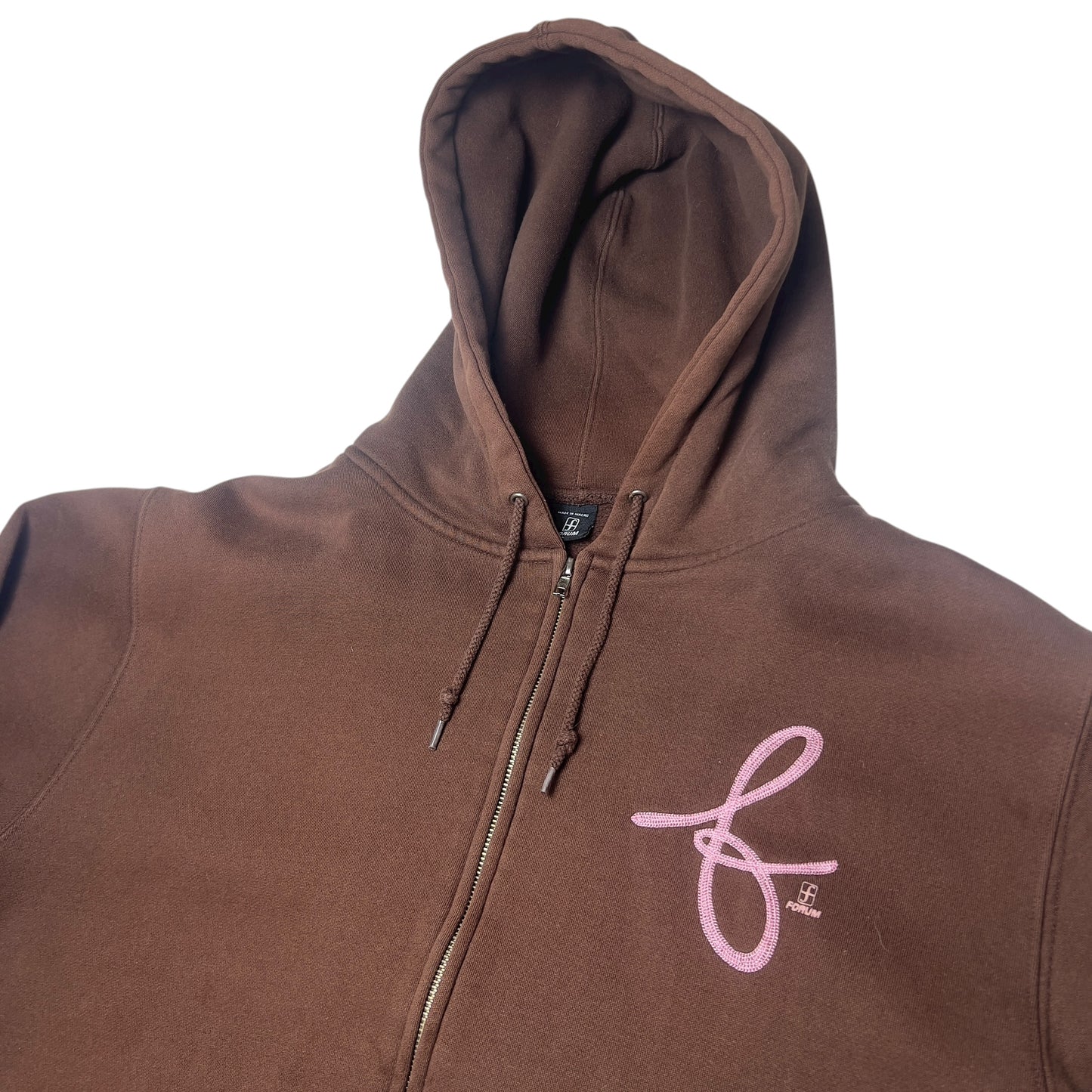 Forum Snowboards Embroidered Zip Up Hoodie Men’s Large VTG