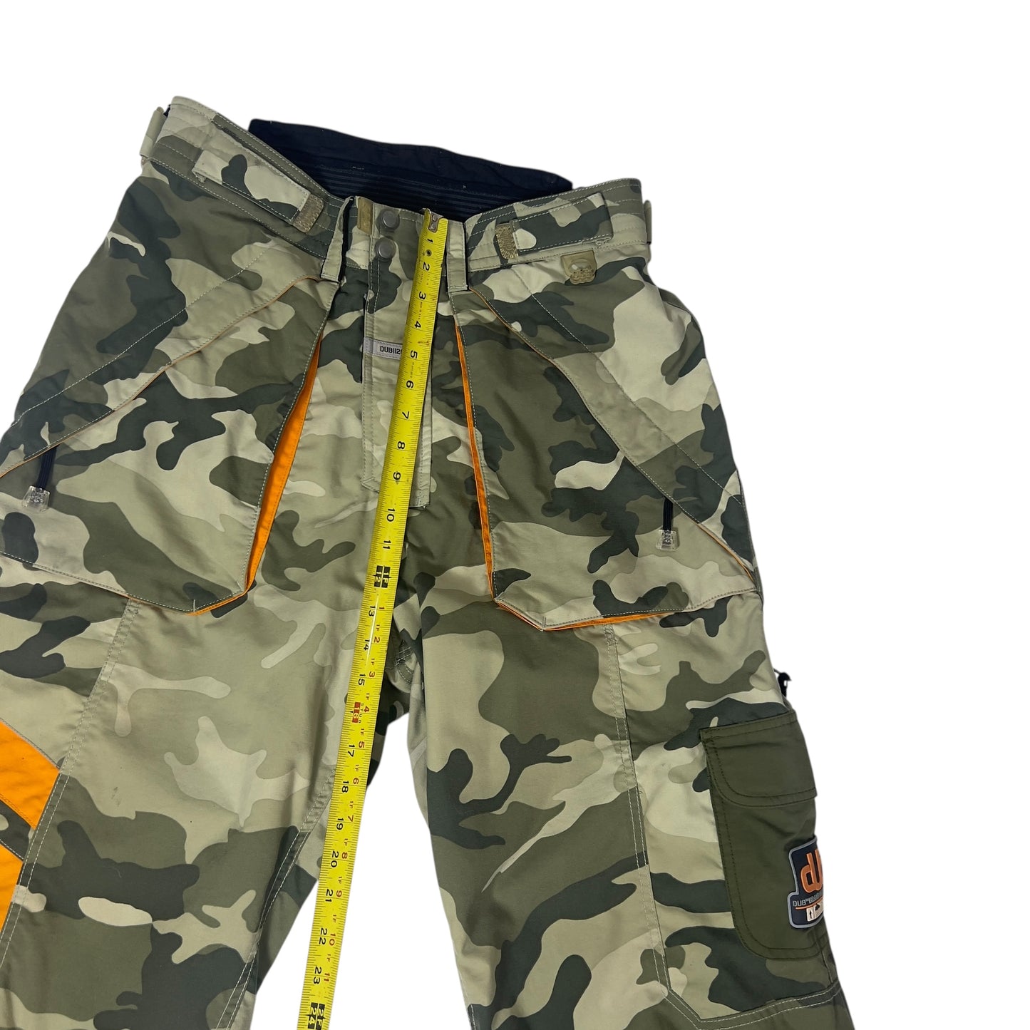 DUB Brand Weathergear camo snowboard pants men’s Large