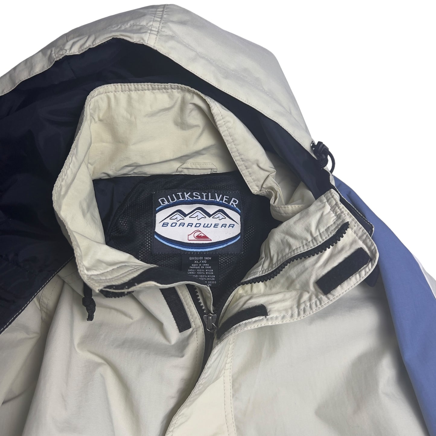 Quiksilver 90s long shell jacket men’s XL