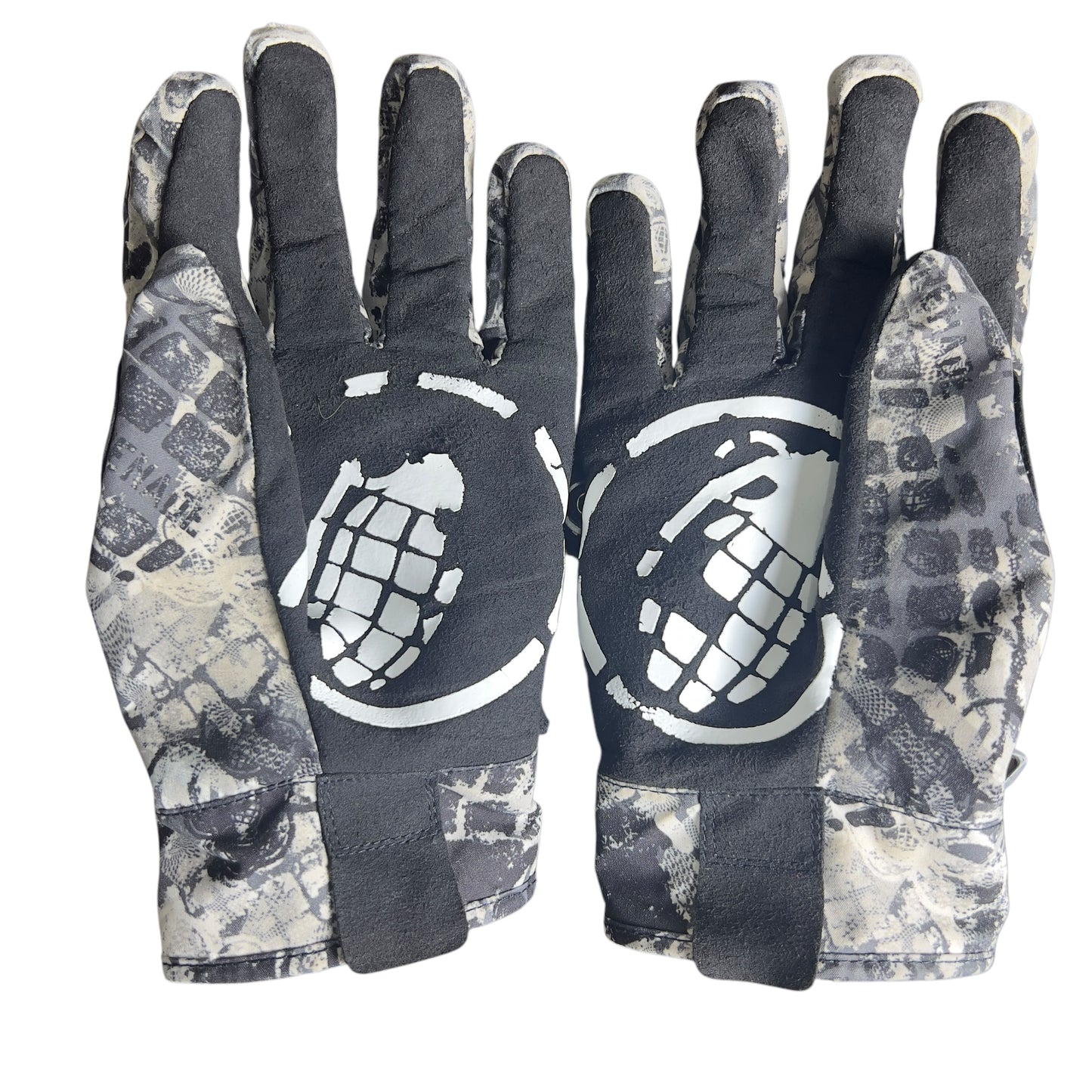 Grenade Gloves stencil print men’s Large