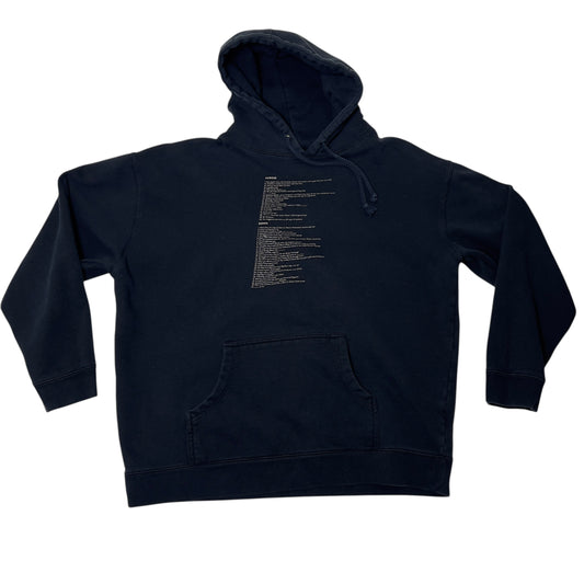 Snowboarder Mag Crossword Puzzle Hoodie XL