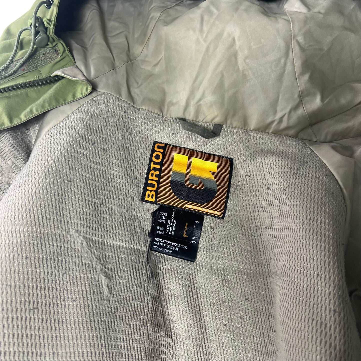 Burton 2003 color block jacket men’s Large