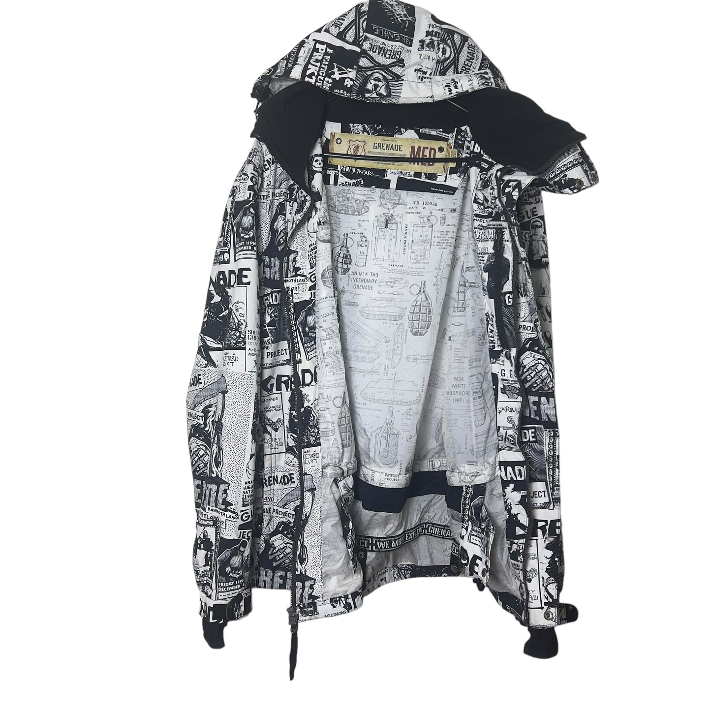 Grenade Newspaper Jacket Men’s Medium