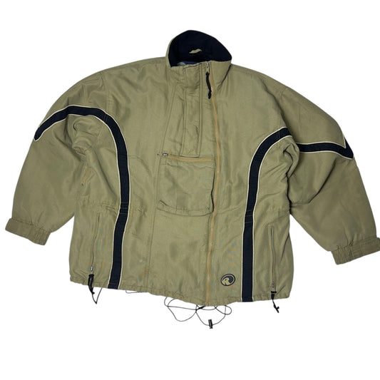 Ripzone Asymmetrical vintage snowboard jacket fleece lined Men’s Large
