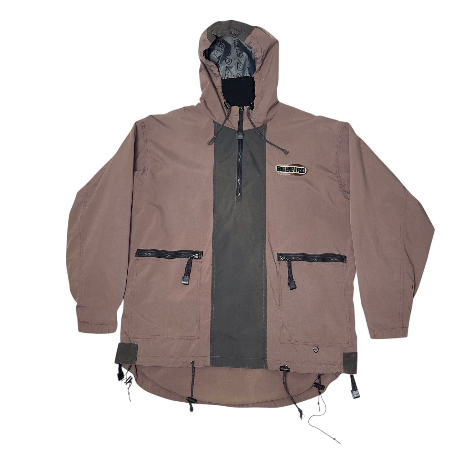 Bonfire 90s half zip Jacket Men’s Medium (L/XL fit)