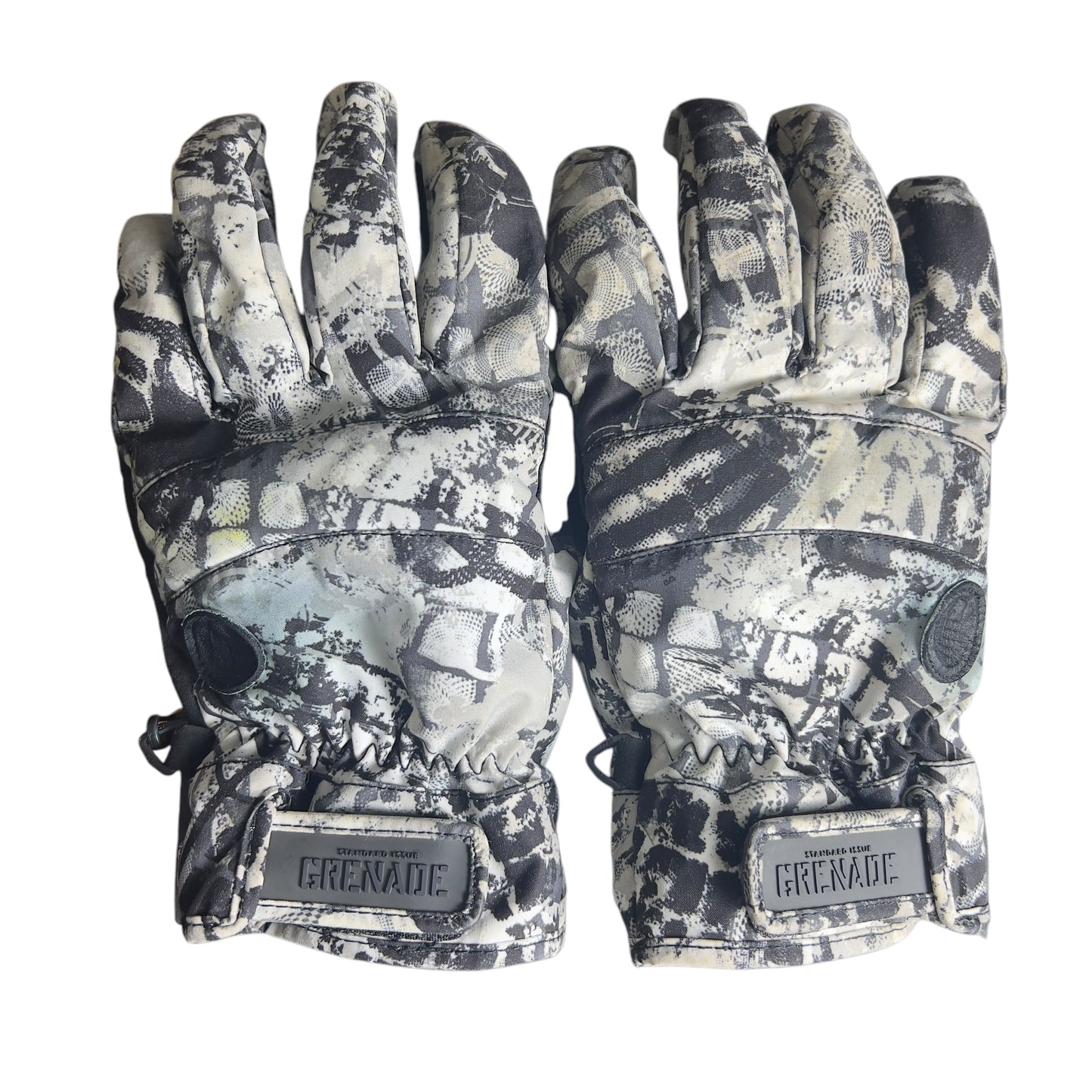 Grenade Gloves stencil print men’s Large