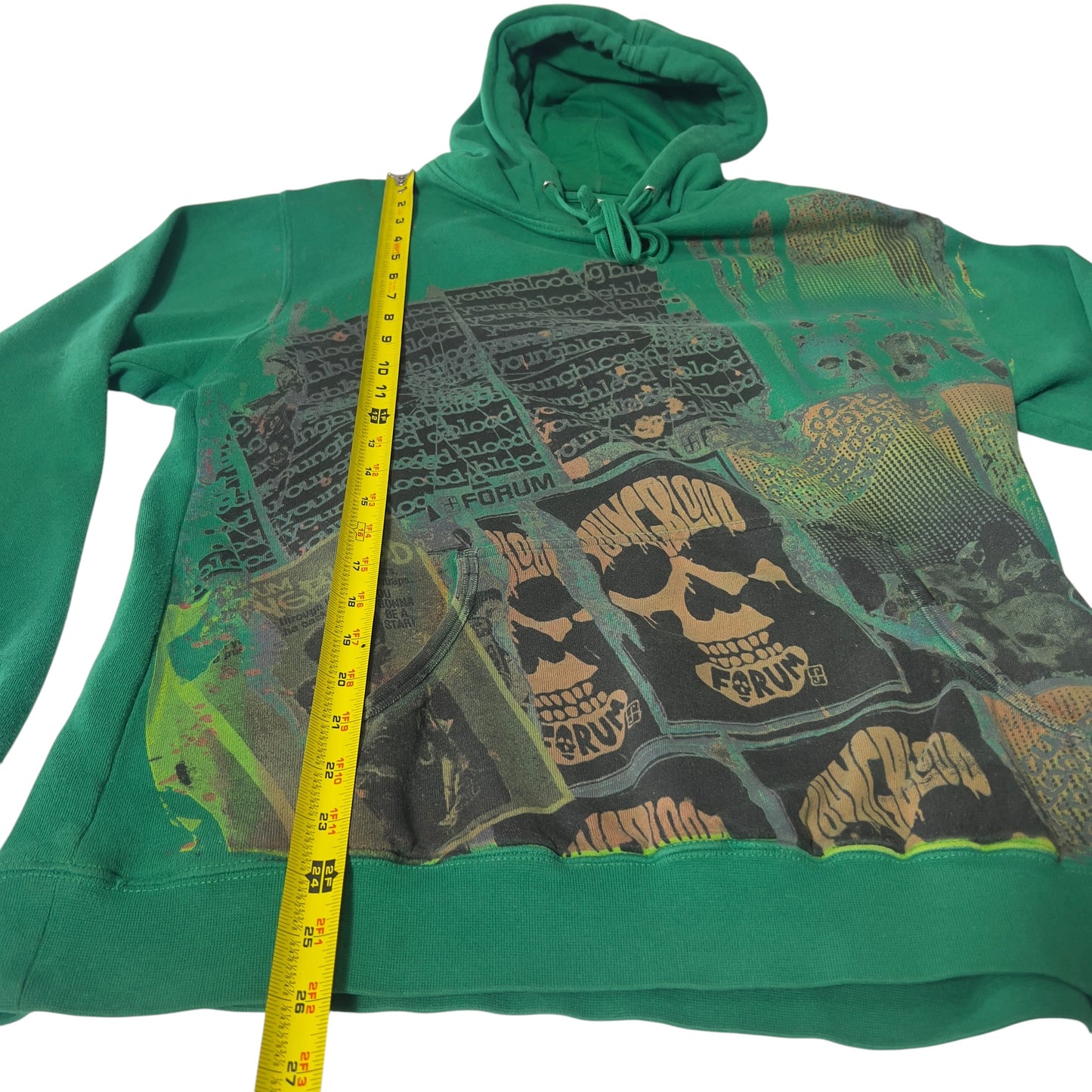 Forum Youngblood hoodie small tag medium fit