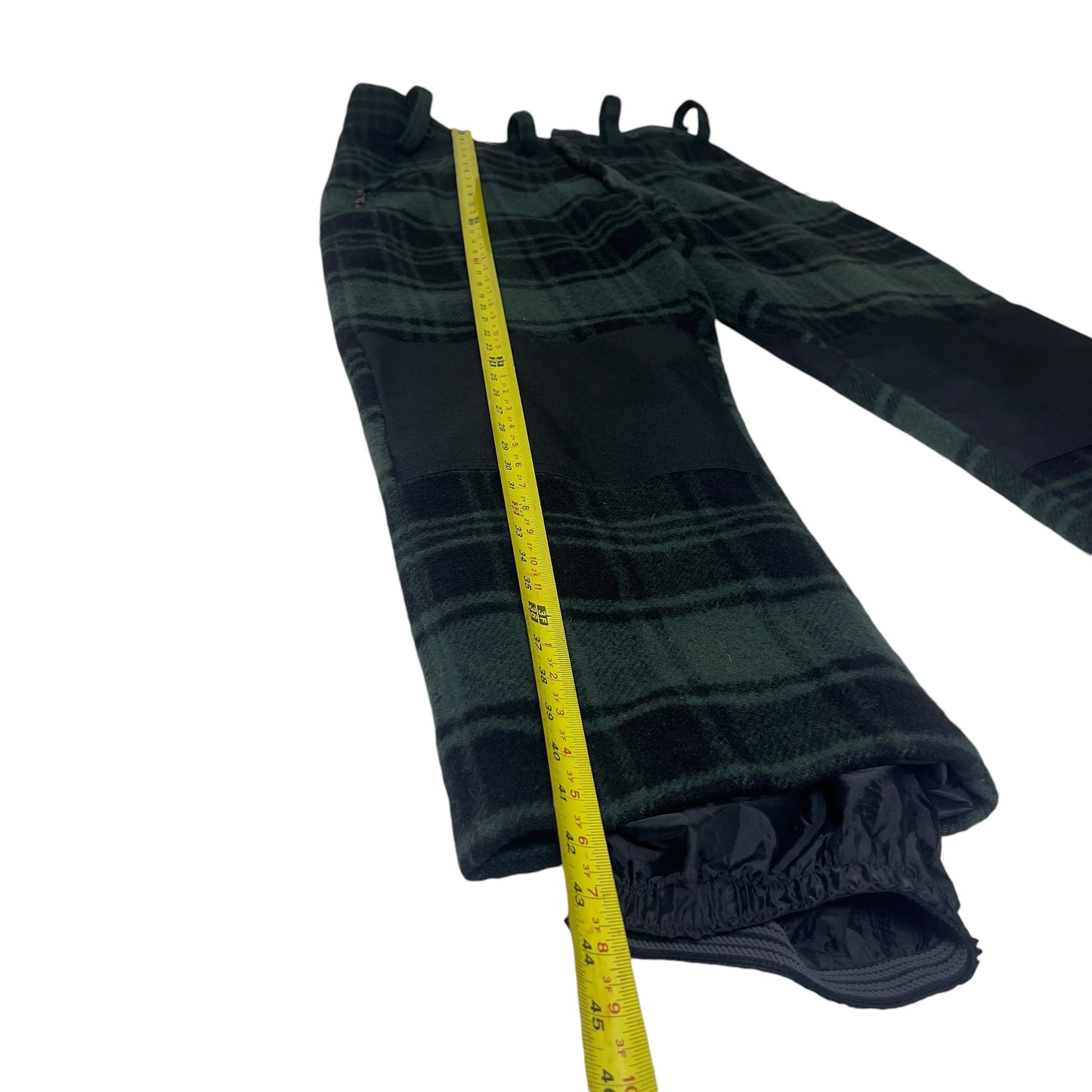 1994 Burton Wool Sap Snowboard Pants Green Plaid Men’s XL Vintage
