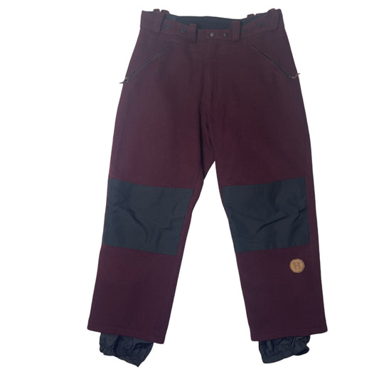 1994 Burton Wool Sap Snowboard Pants burgundy men’s XL