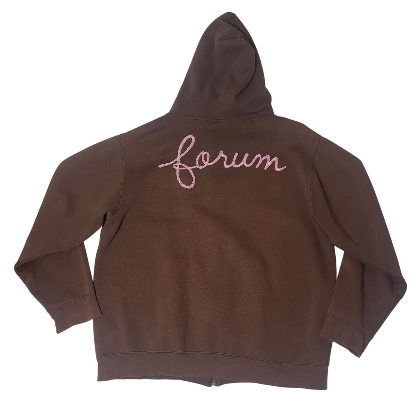 Forum Snowboards Embroidered Zip Up Hoodie Men’s Large VTG