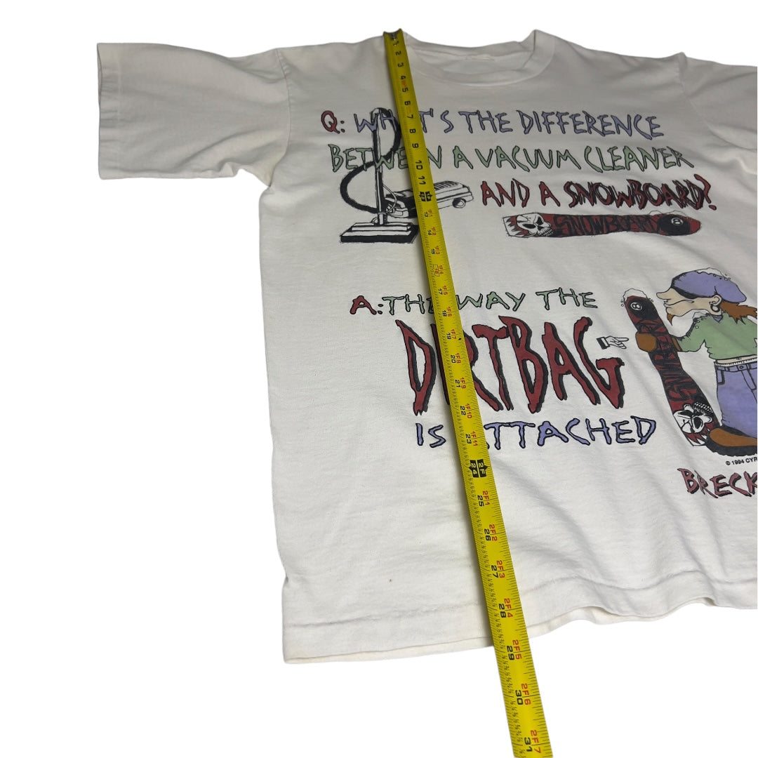 1994 “Dirtbag” snowboarder T-shirt Breckenridge Men’s Large