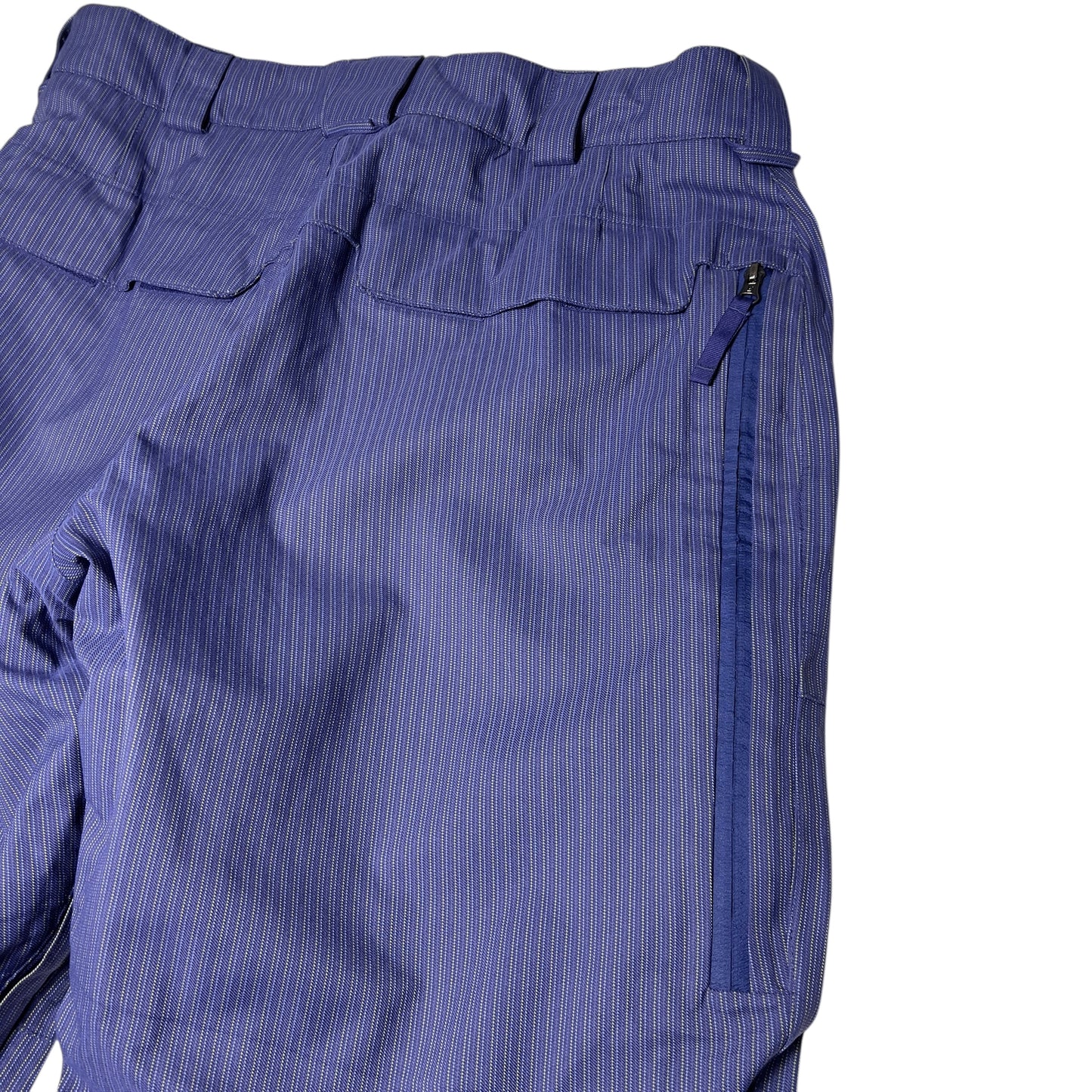 Burton Ronin Cosa Nostra Purple Pinstripe snowboard pants men’s Large