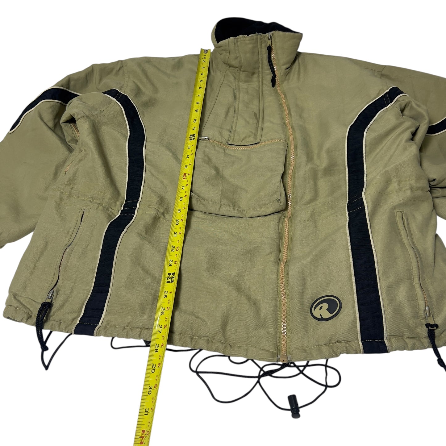 Ripzone Asymmetrical vintage snowboard jacket fleece lined Men’s Large