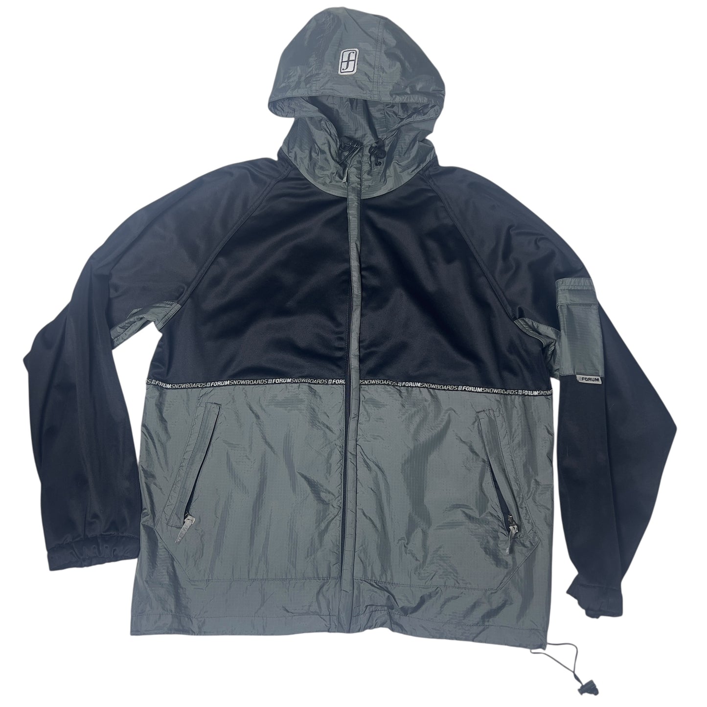 Forum Snowboards hooded track jacket men’s large