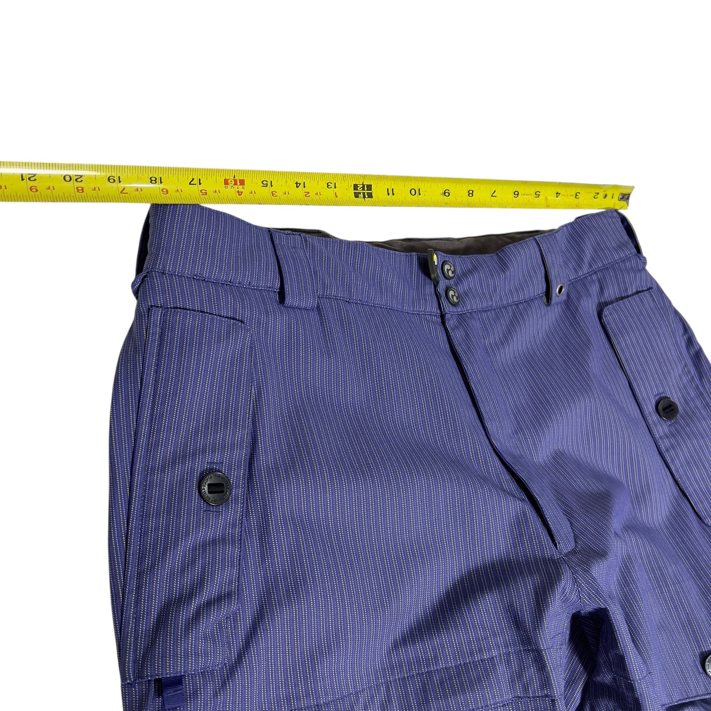 Burton Ronin Cosa Nostra Purple Pinstripe snowboard pants men’s Large