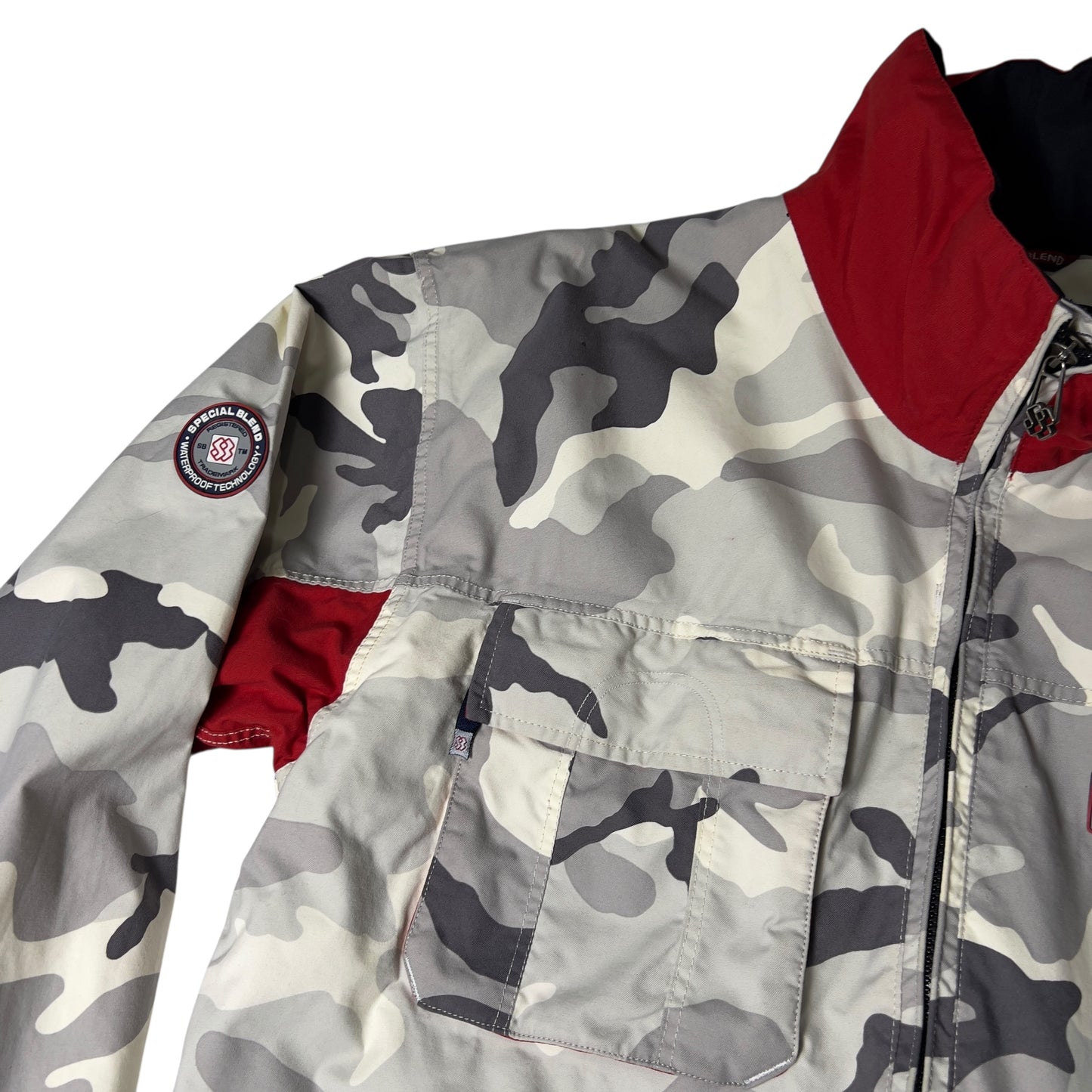 99/00 Special Blend Camo Snowboard Jacket size Large