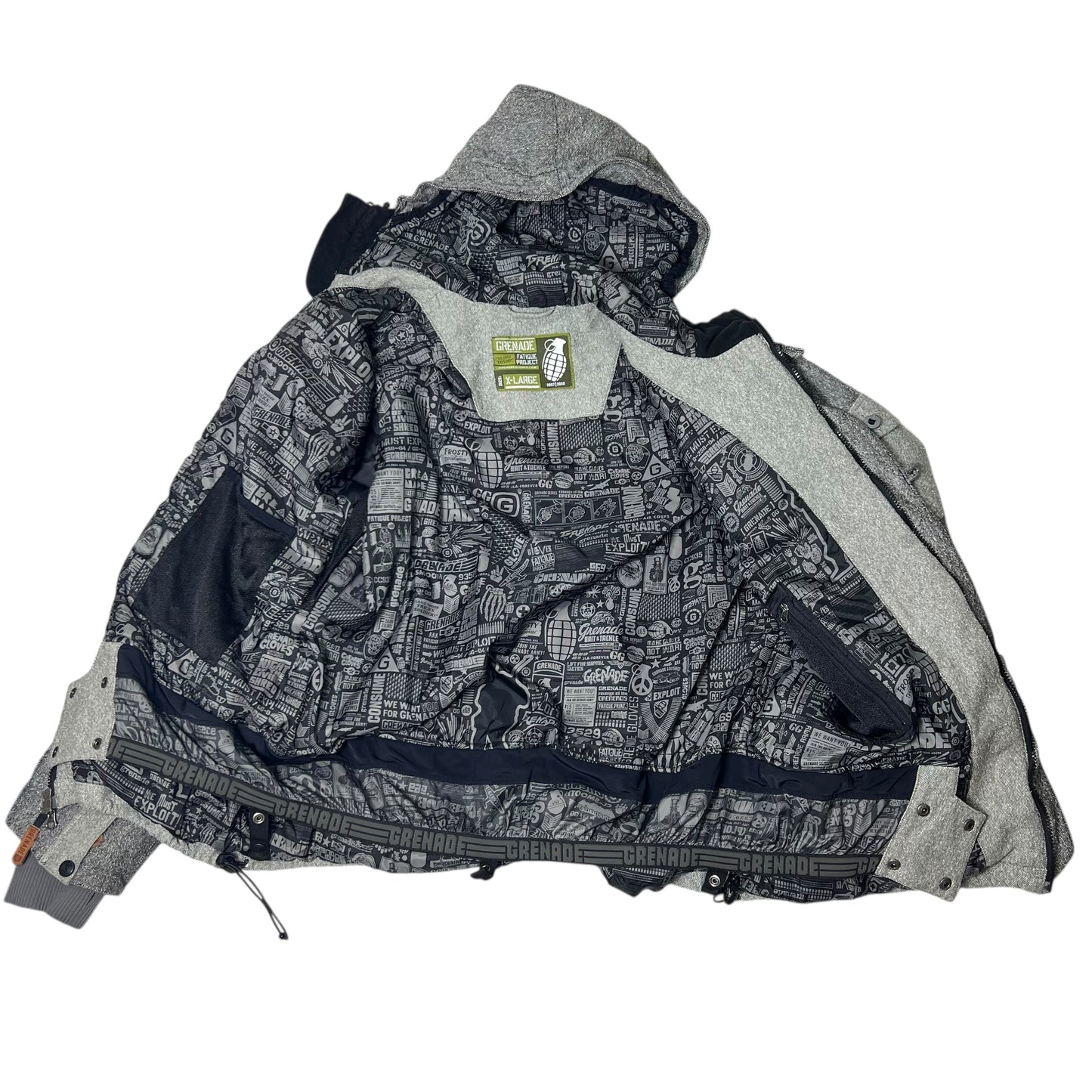 Grenade 2007 DK Fatigue Project Snowboard Jacket Men’s XL