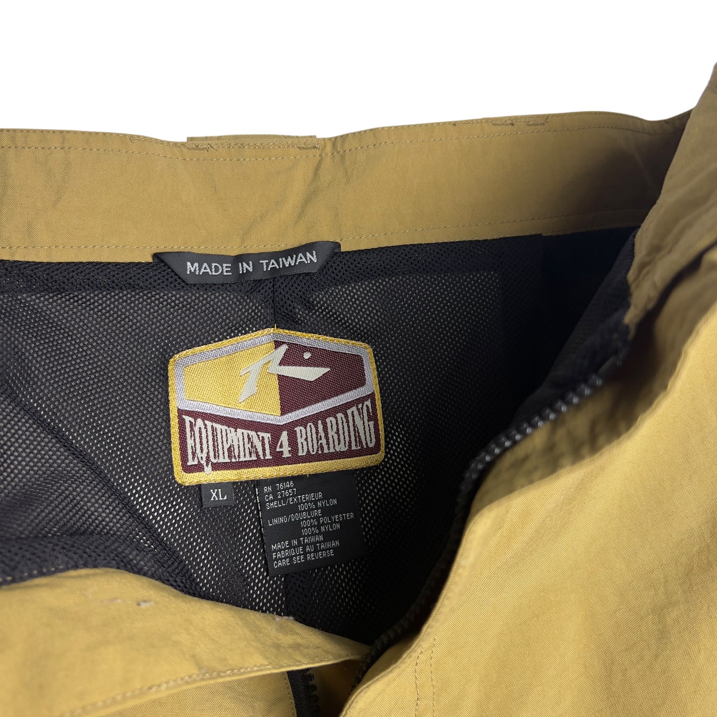 Rusty 90s VTG Snowboard Pants Beige Men’s XL