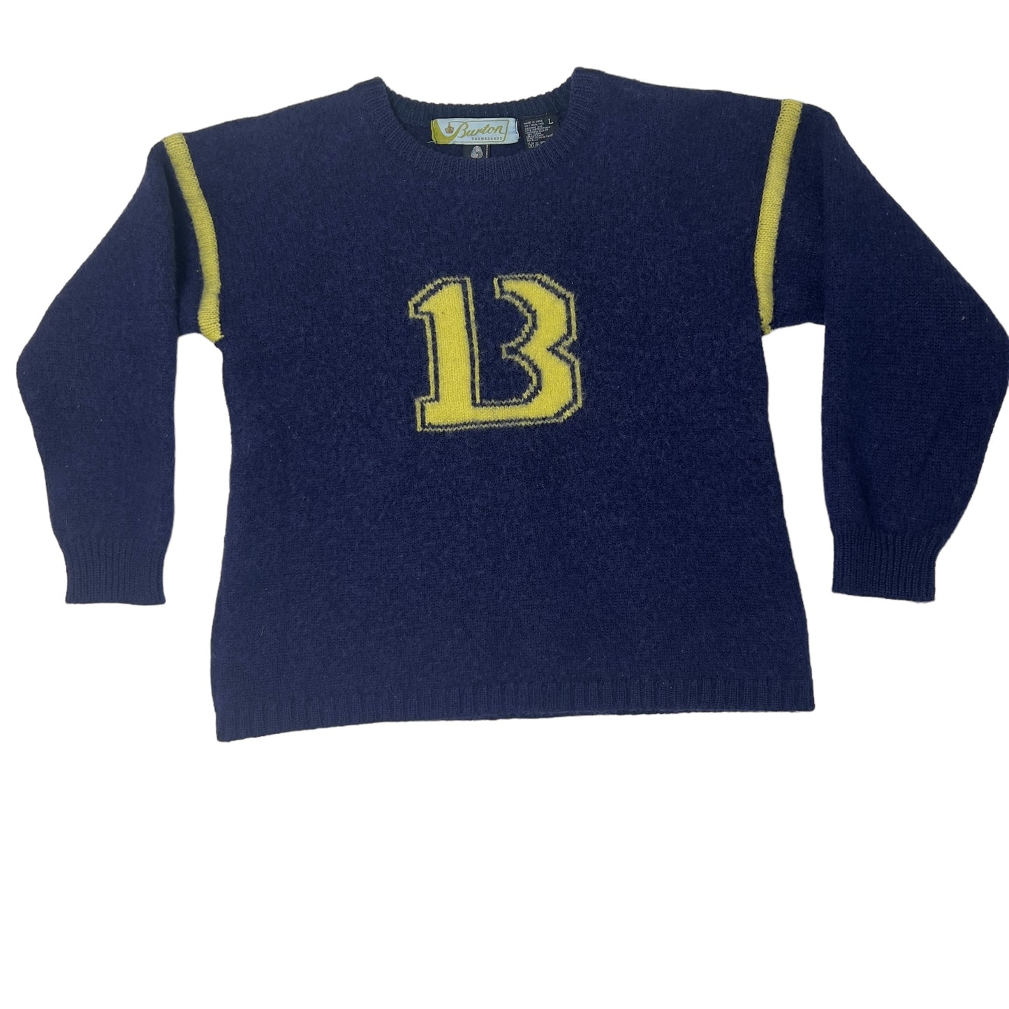 VTG Burton Snowboards Pure Virgin Wool Sweater Men’s small/medium