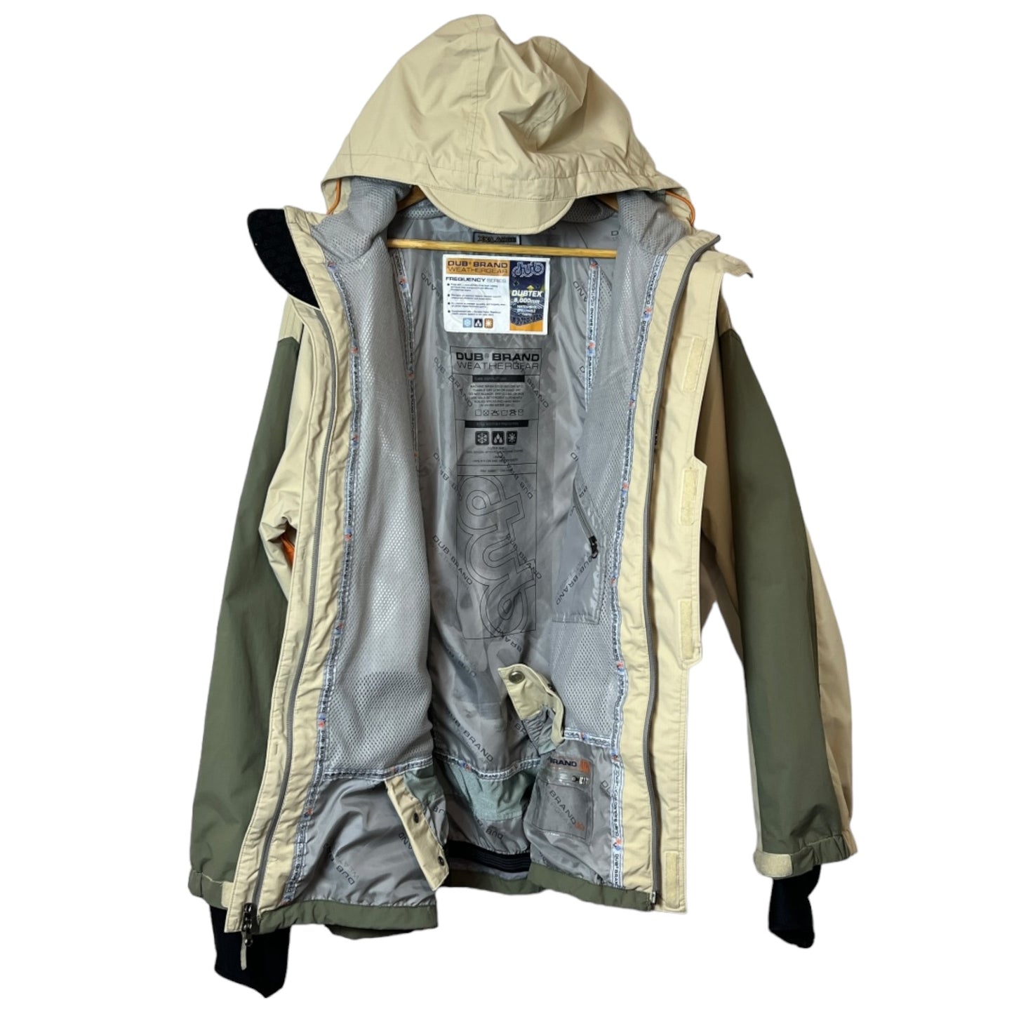 Dub Brand Weathergear Tan Green Shell Men's XXL